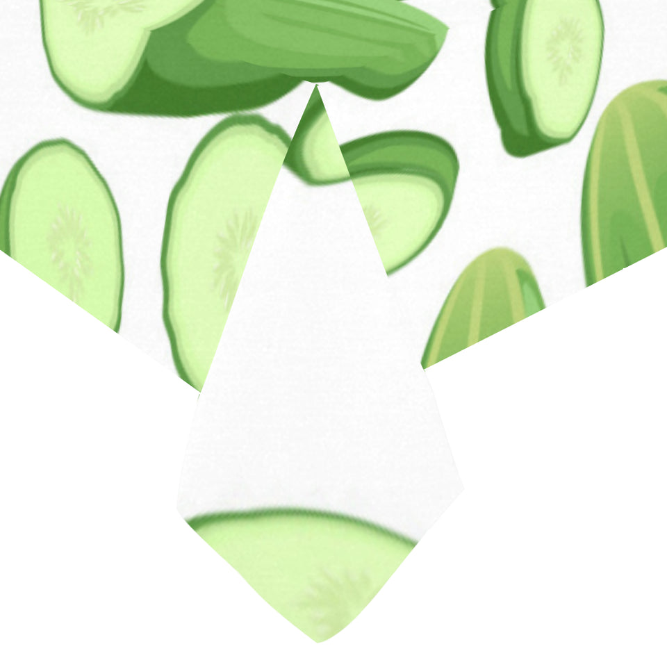 cucumber whole slices pattern Tablecloth
