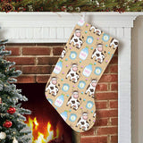 Cow bottle of milk pattern Christmas Stocking