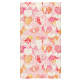 Hand drawn heart design pattern Bath Towel