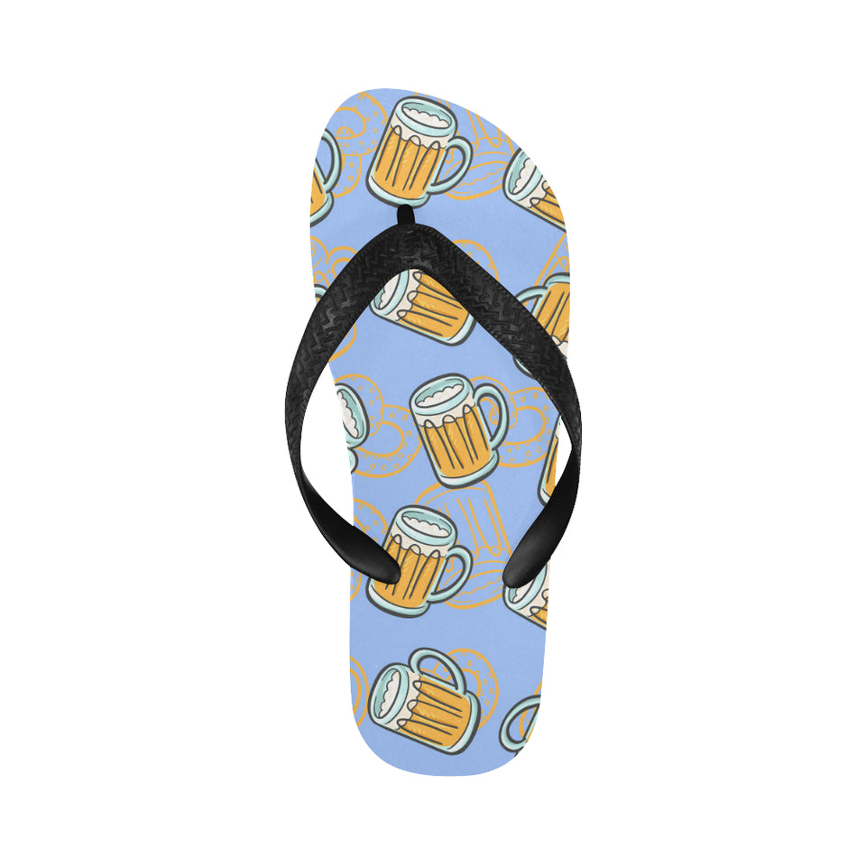 Beer pattern Unisex Flip Flops