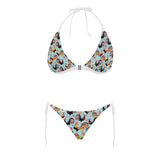 Rooster chicken cock snowfalke Sexy Bikinis Two-Piece Swimsuits