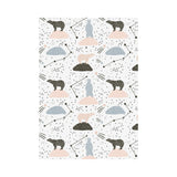 Polar bears star poka dot pattern House Flag Garden Flag