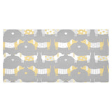 Cute dachshund dog pattern Tablecloth