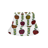 colorful apples leave zebra stripe Unisex Bucket Hat