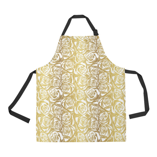 Rose Pattern Print Design 05 All Over Print Adjustable Apron