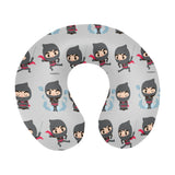 Cute ninja pattern U-Shaped Travel Neck Pillow