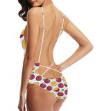 Passion fruit design pattern Women's One-Piece Swimsuit