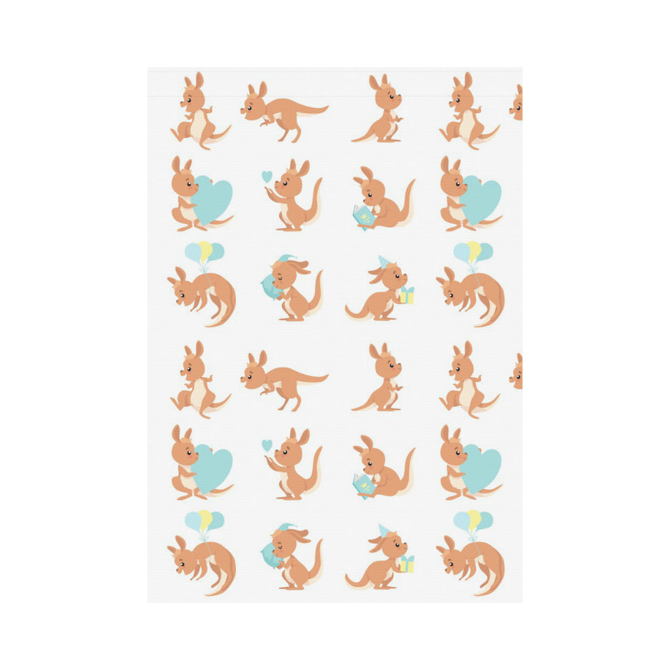 Cute Kangaroo pattern House Flag Garden Flag