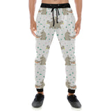 Cute Rhino pattern background Unisex Casual Sweatpants