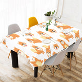 Brown pomeranian pattern Tablecloth