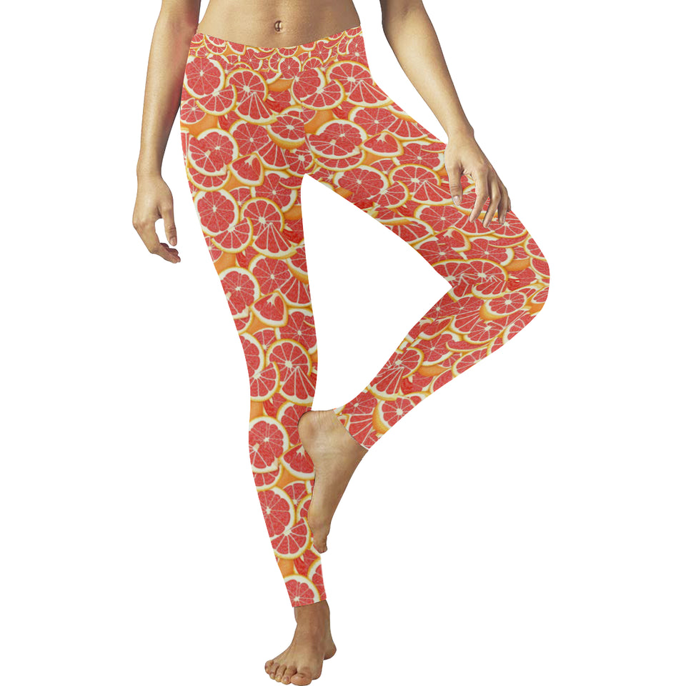 Tropical grapefruit pattern Women's Legging Fulfilled In US