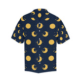 Moon star pattern Men's All Over Print Hawaiian Shirt