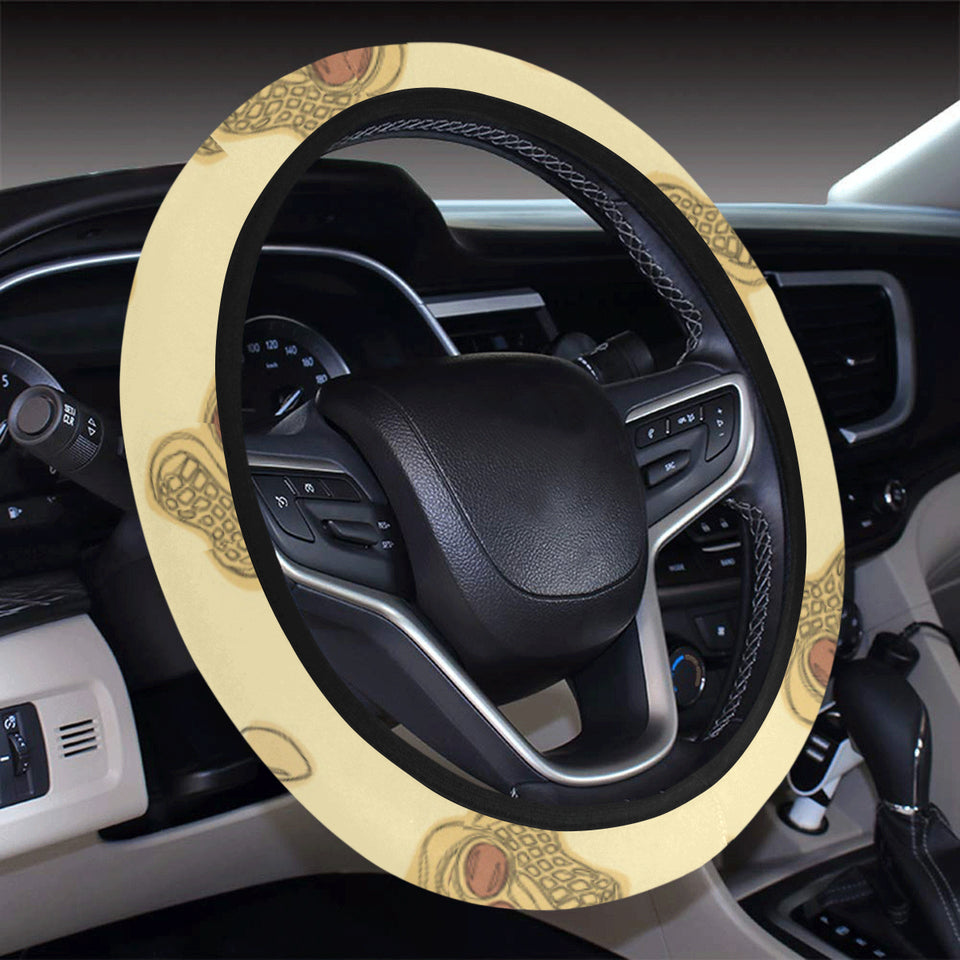 peanuts design pattern Car Steering Wheel Cover