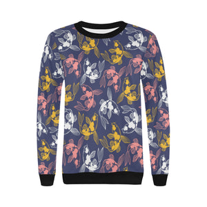 Koi Fish Carp Fish pattern Women's Crew Neck Sweatshirt