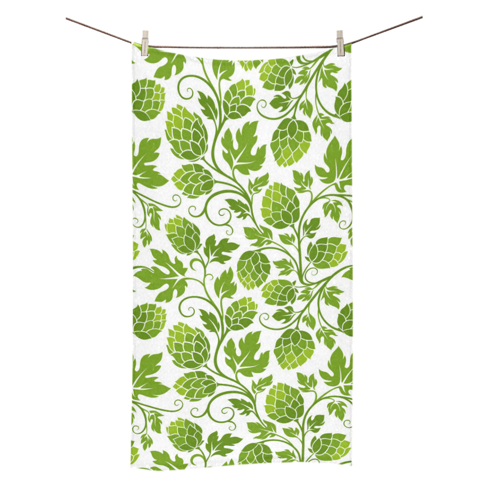 Hop design pattern Bath Towel