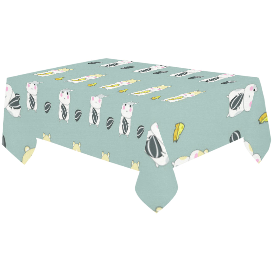 Cute hamster cheese pattern Tablecloth