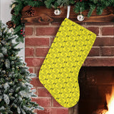 Duck Toy Pattern Print Design 02 Christmas Stocking