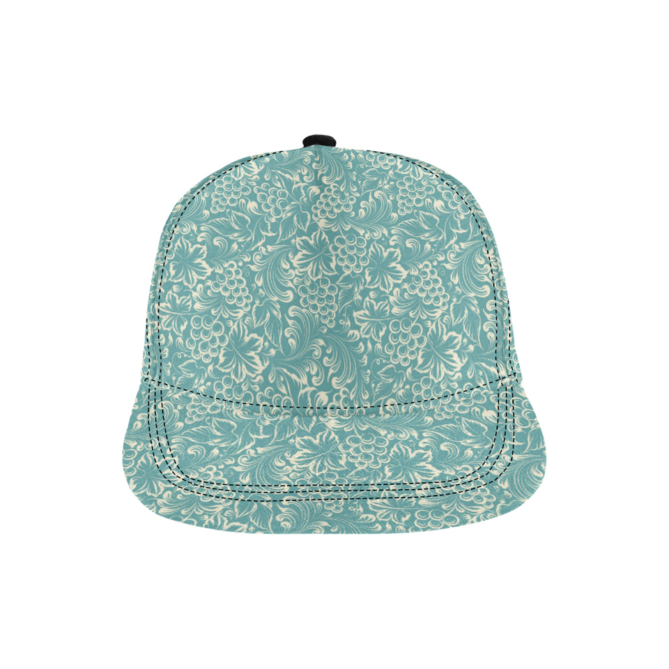 Classic Hand drawn Grape pattern All Over Print Snapback Cap