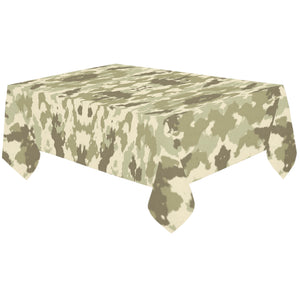 Light Green camouflage pattern Tablecloth