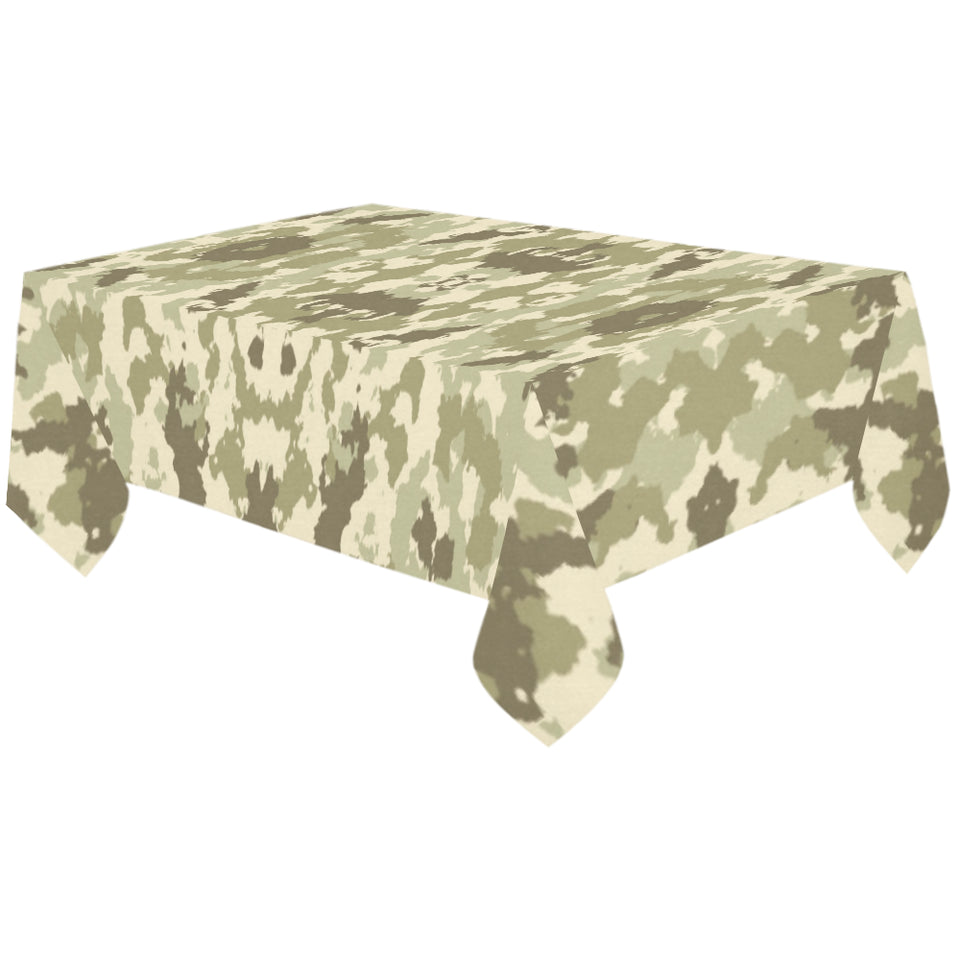 Light Green camouflage pattern Tablecloth