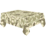 Light Green camouflage pattern Tablecloth