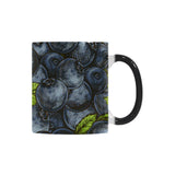 blueberry pattern Morphing Mug Heat Changing Mug