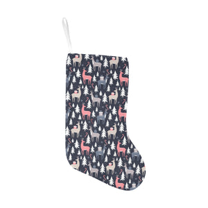 Deers Winter Christmas pattern Christmas Stocking