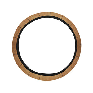 Wood Printed Pattern Print Design 05 Car Steering Wheel Cover
