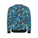 Shark dangerous Men's Crew Neck Sweatshirt