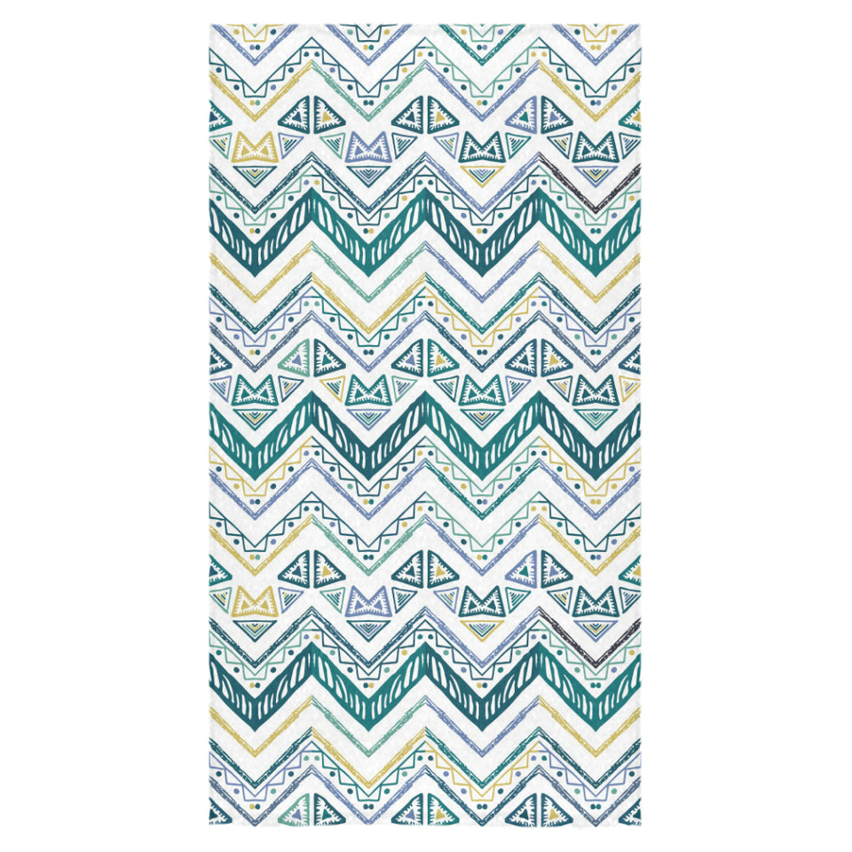 zigzag chevron paint design pattern Bath Towel