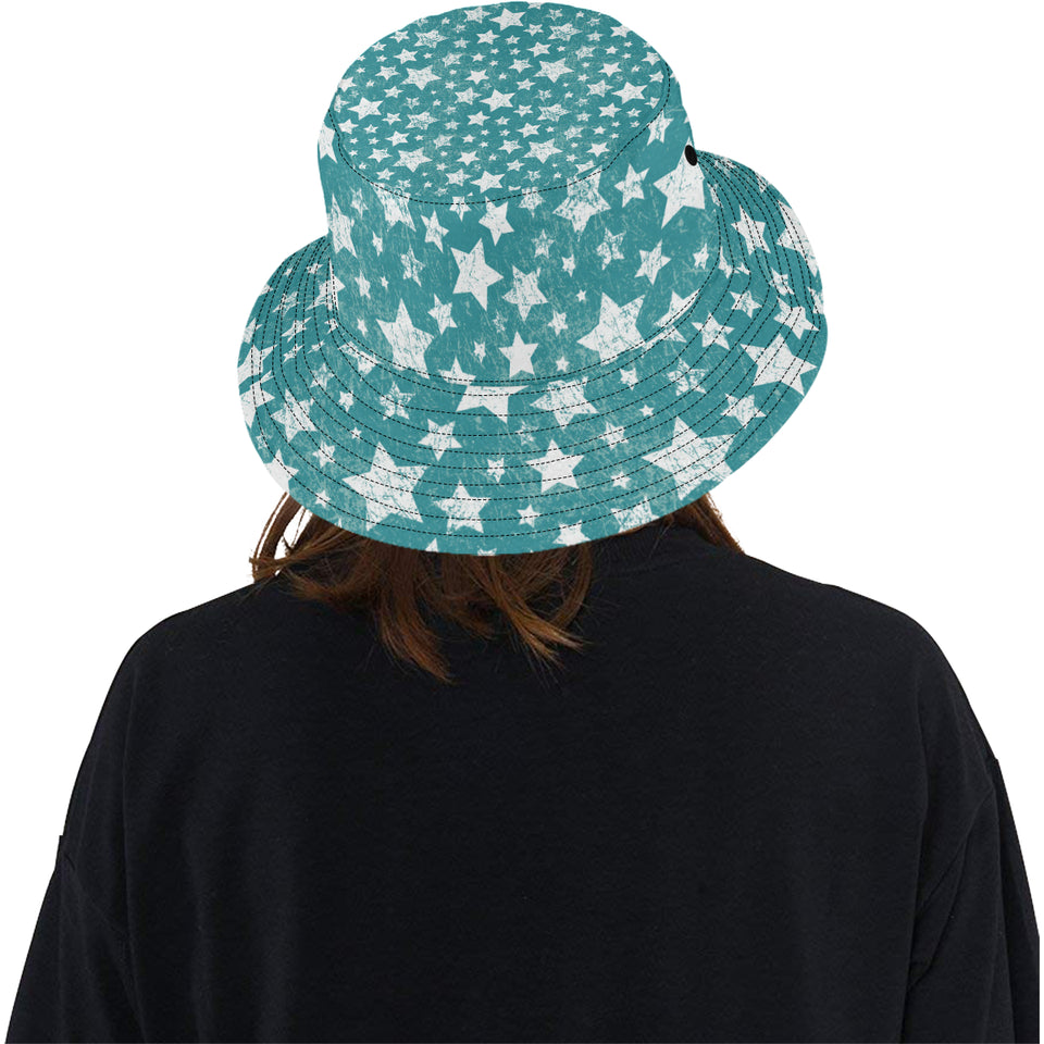 Vintage star pattern Unisex Bucket Hat