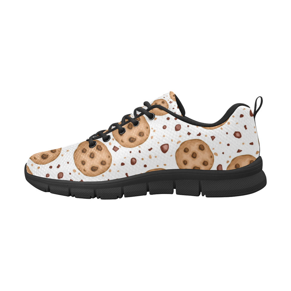 chocolate chip cookie pattern Men's Sneaker Shoes