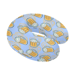 Beer pattern U-Shaped Travel Neck Pillow