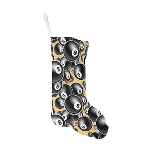 Billiard Ball Pattern Print Design 04 Christmas Stocking