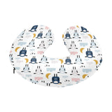 Cute sleeping sheep moon cloud pattern U-Shaped Travel Neck Pillow