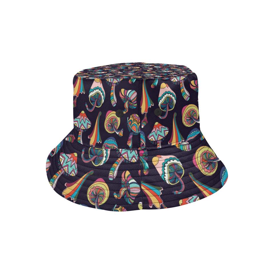 Colorful mushroom pattern Unisex Bucket Hat