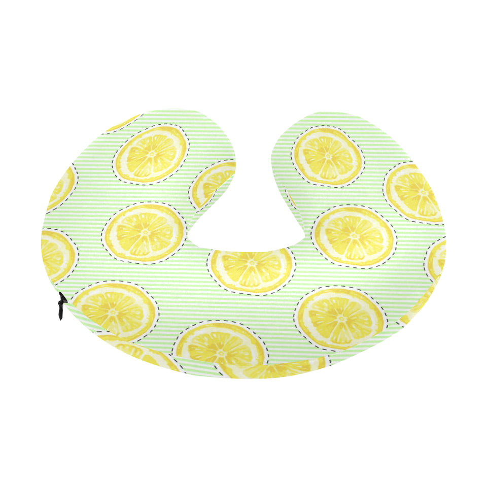 slice of lemon pattern U-Shaped Travel Neck Pillow