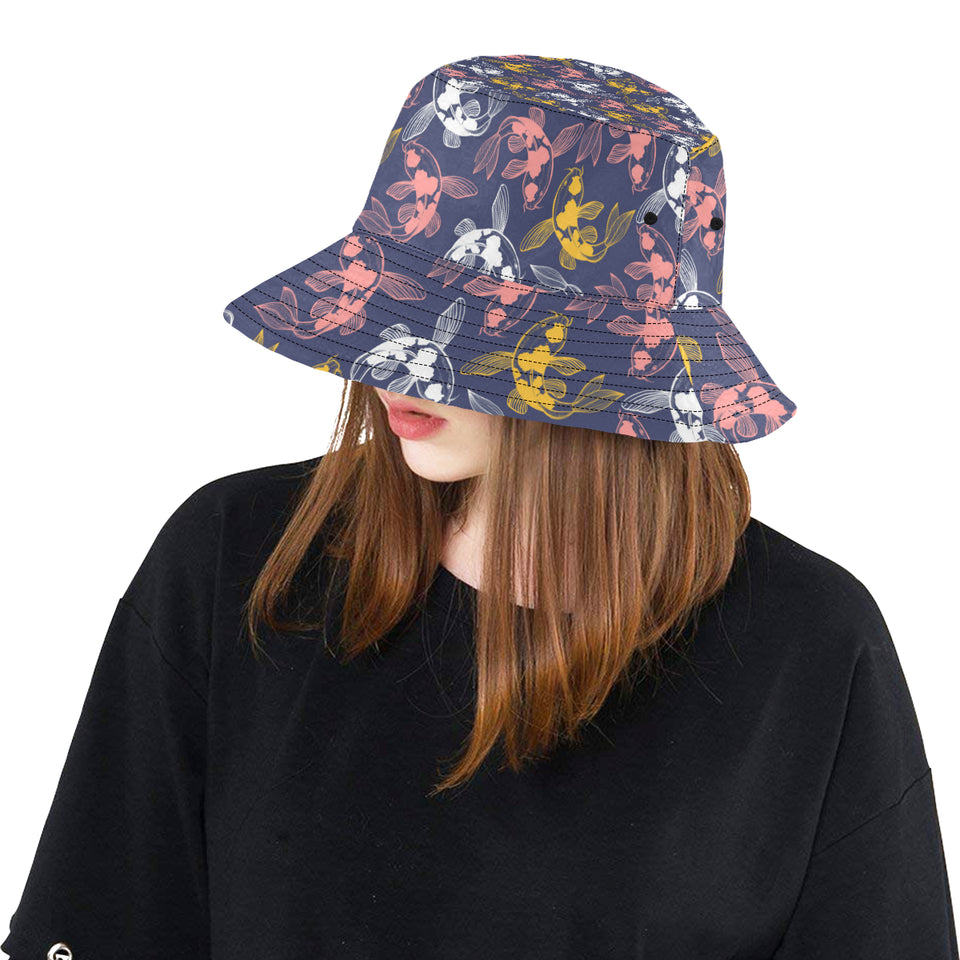 Fancy Carp pattern Unisex Bucket Hat