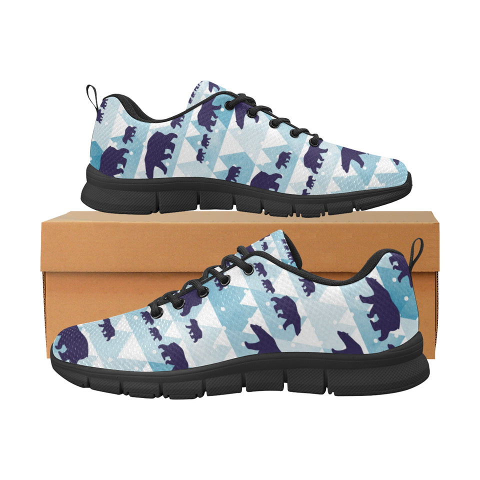 polar bear winter snow pattern Men's Sneaker Shoes