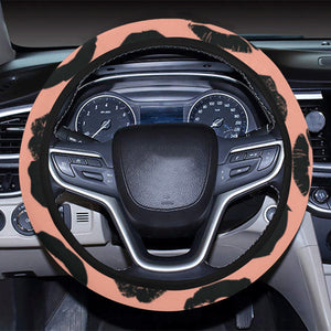 Lips Pattern Print Design 02 Car Steering Wheel Cover