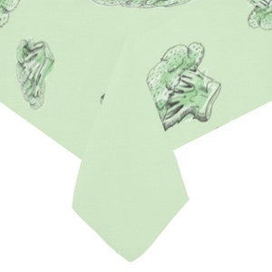 broccoli sketch pattern Tablecloth