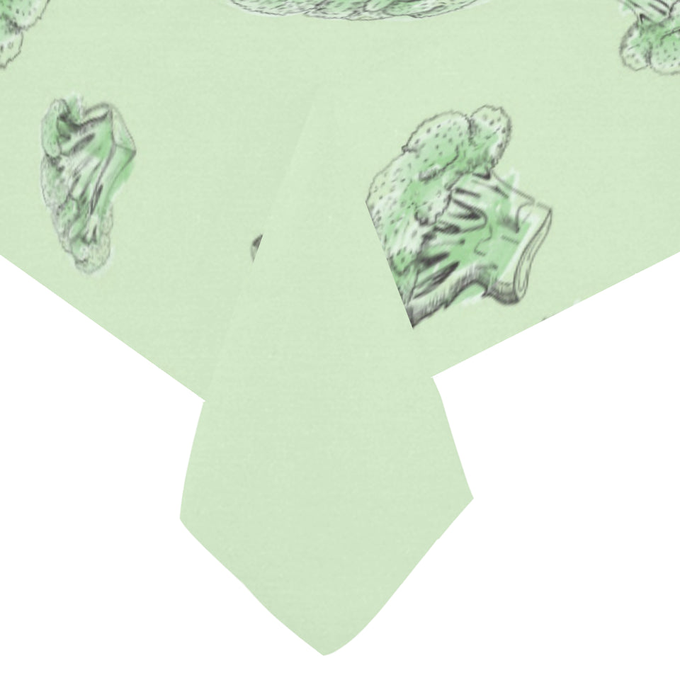 broccoli sketch pattern Tablecloth