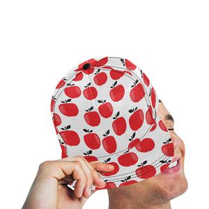 red apples white background All Over Print Snapback Cap