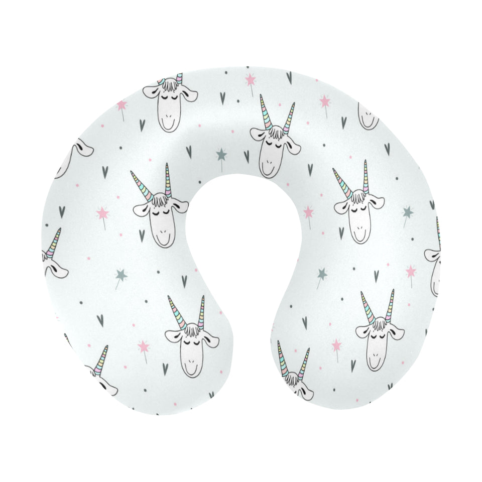 Cute goat design pattern U-Shaped Travel Neck Pillow