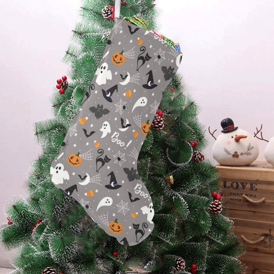 Halloween design pattern Christmas Stocking
