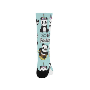 Cute baby panda pattern Crew Socks