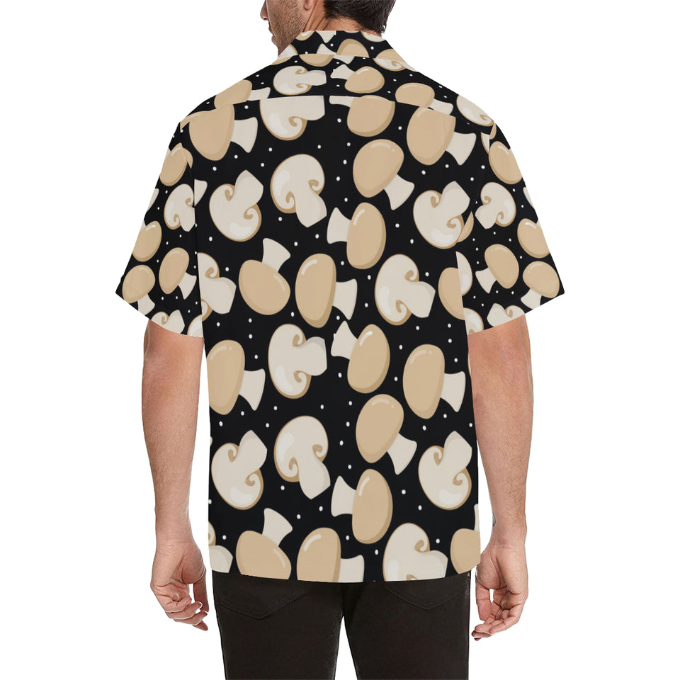 Champignon mushroom pattern Men's All Over Print Hawaiian Shirt