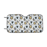 Lion Pattern Print Design 05 Car Sun Shade