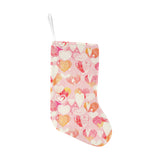 Hand drawn heart design pattern Christmas Stocking