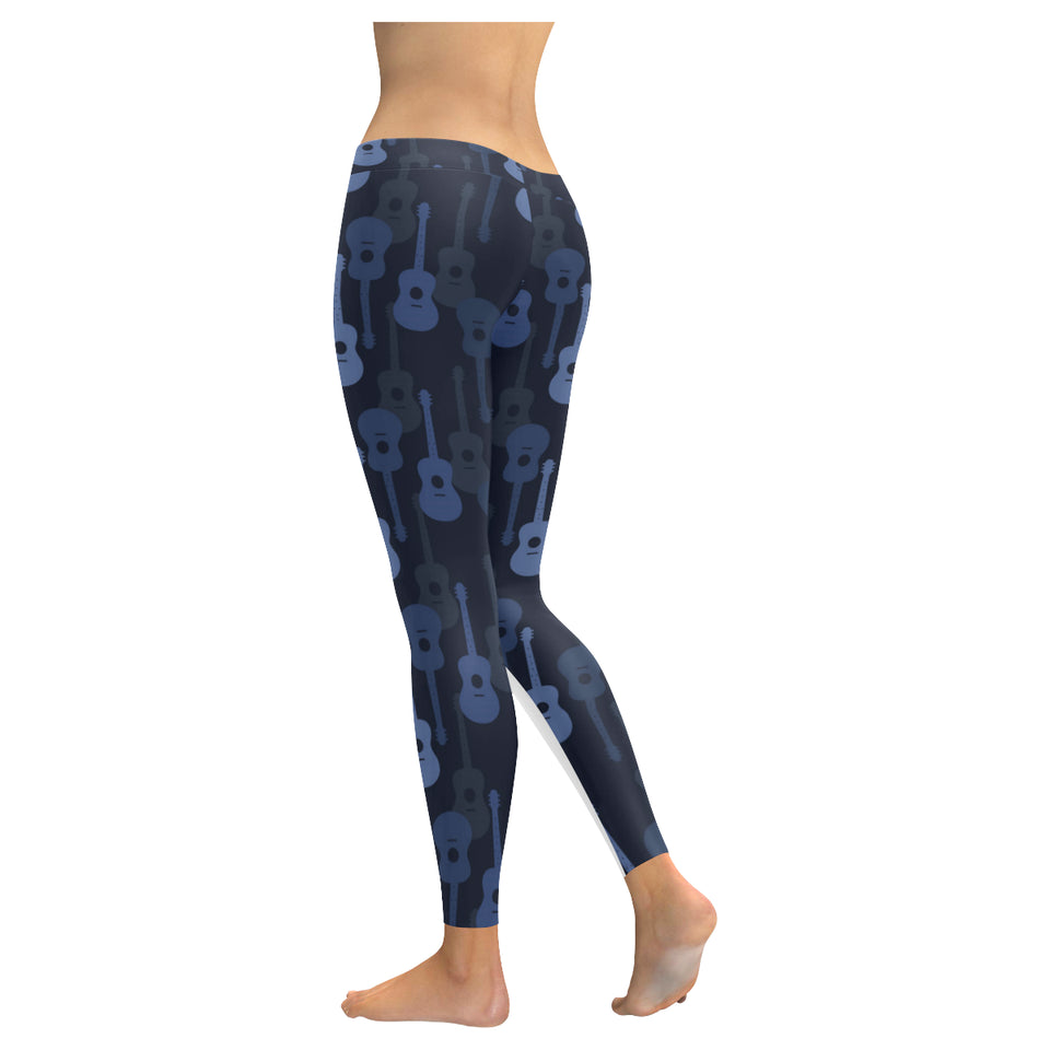 Blue Theme guitar pattern Women's Legging Fulfilled In US